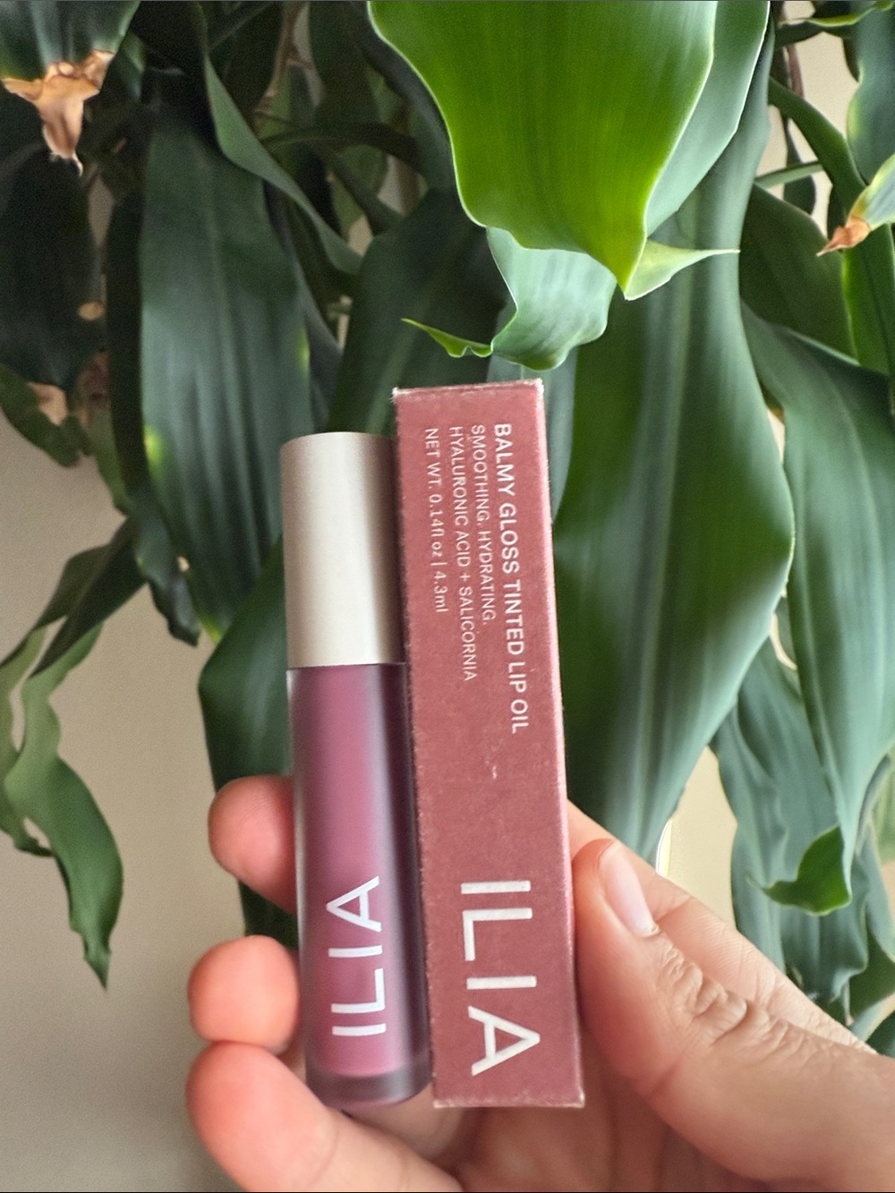 ILIA Balmy Gloss Tinted Lip Oil — Mauve Rose